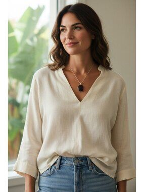 925 Sterling Silver Red Cabochon Pendant – Oval Stone, Vintage Style